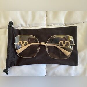 Valentino square glasses